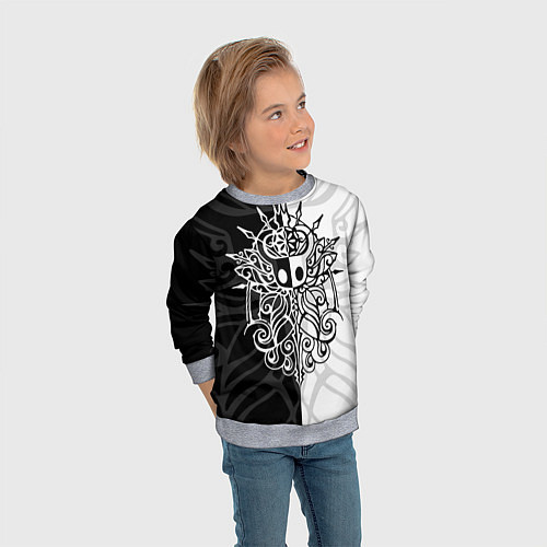 Детский свитшот HOLLOW KNIGHT ХОЛЛОУ НАЙТ / 3D-Меланж – фото 3