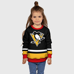 Свитшот детский Питтсбург Пингвинз Форма1, цвет: 3D-красный — фото 2