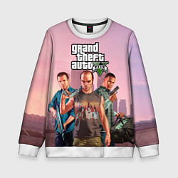 Детский свитшот Персонажи ГТА 5