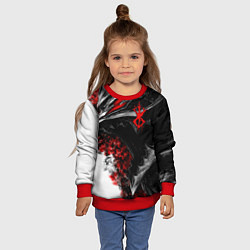 Свитшот детский BERSERK БЕРСЕРК, цвет: 3D-красный — фото 2
