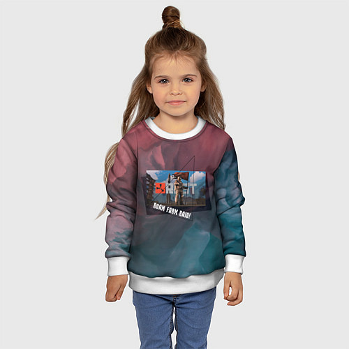 Детский свитшот RUST ROAM FARM RAID РАСТ / 3D-Белый – фото 4