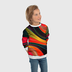 Свитшот детский Палитра, цвет: 3D-белый — фото 2