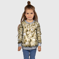 Свитшот детский Пельмени, цвет: 3D-меланж — фото 2