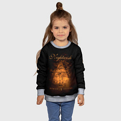 Свитшот детский NIGHTWISH, цвет: 3D-меланж — фото 2