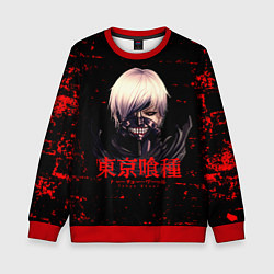 Свитшот детский Токийский гуль Tokyo Ghoul, цвет: 3D-красный