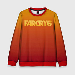 Свитшот детский FarCry6, цвет: 3D-красный