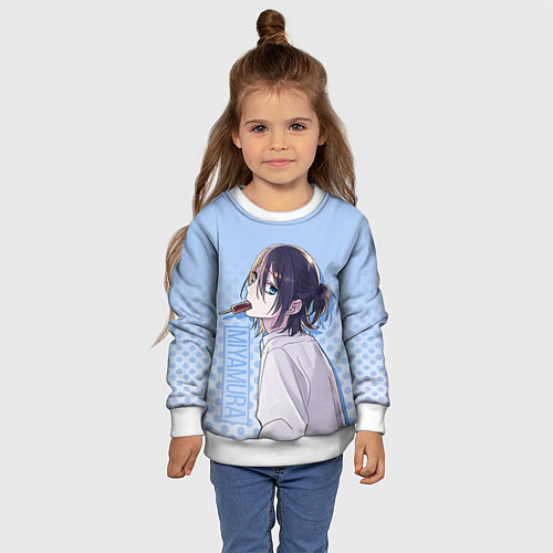 Детский свитшот Miyamura / 3D-Белый – фото 4