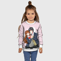 Свитшот детский Кёко и Изуми, цвет: 3D-белый — фото 2