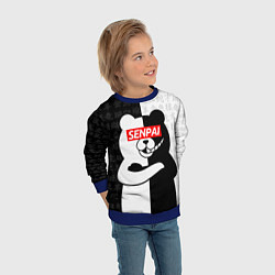 Свитшот детский MONOKUMA МОНОКУМА, цвет: 3D-синий — фото 2
