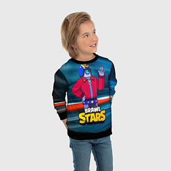 Свитшот детский STU СТУ Brawl Stars, цвет: 3D-черный — фото 2