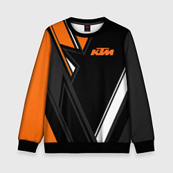 Свитшот детский KTM КТМ, цвет: 3D-черный