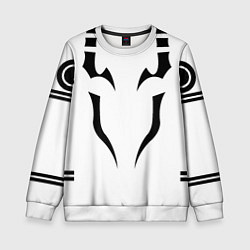 Свитшот детский ИТАДОРИ ТАТУ JUJUTSU KAISEN, цвет: 3D-белый