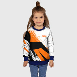 Свитшот детский KTM КТМ Z, цвет: 3D-синий — фото 2