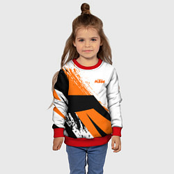 Свитшот детский KTM КТМ Z, цвет: 3D-красный — фото 2