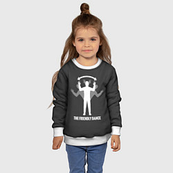 Свитшот детский Френдли DayZ, цвет: 3D-белый — фото 2