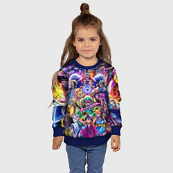 Свитшот детский ONE PIECE ВАН ПИС ПЕРСОНАЖИ, цвет: 3D-синий — фото 2