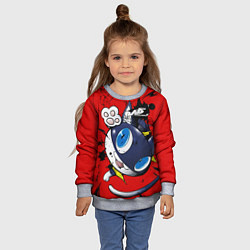 Свитшот детский Персона 5, цвет: 3D-меланж — фото 2