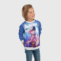 Свитшот детский Asagiri Gen, цвет: 3D-белый — фото 2