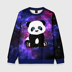 Свитшот детский Space Panda, цвет: 3D-синий