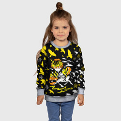Свитшот детский ЗЕНИЦУ АГАЦУМА, цвет: 3D-меланж — фото 2