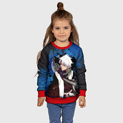 Свитшот детский Тосиро Хицугая Блич, цвет: 3D-красный — фото 2