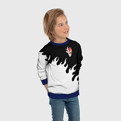 Свитшот детский BLEACH FIRE БЛИЧ ОГОНЬ, цвет: 3D-синий — фото 2