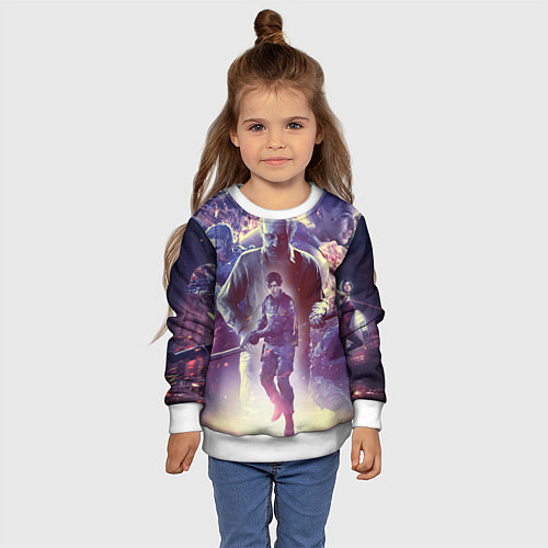 Детский свитшот Resident Evil 25-летие / 3D-Белый – фото 4