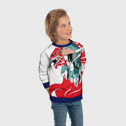 Свитшот детский ИЧИГО ДЕМОН BLEACH БЛИЧ, цвет: 3D-синий — фото 2