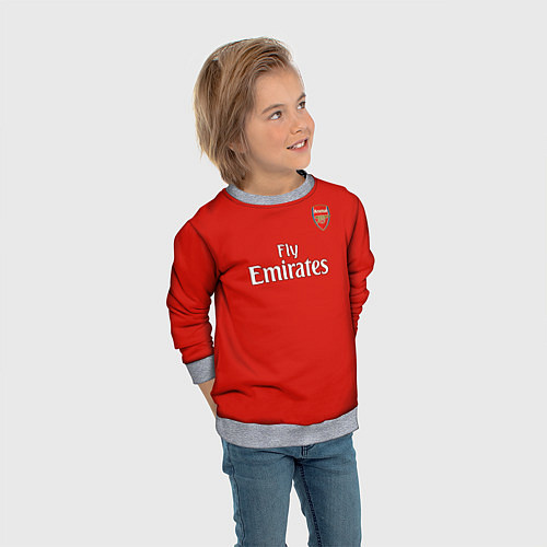 Детский свитшот Г Мхитарян футболка Арсенал / 3D-Меланж – фото 3