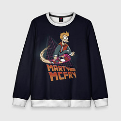 Свитшот детский Back to Futurama, цвет: 3D-белый