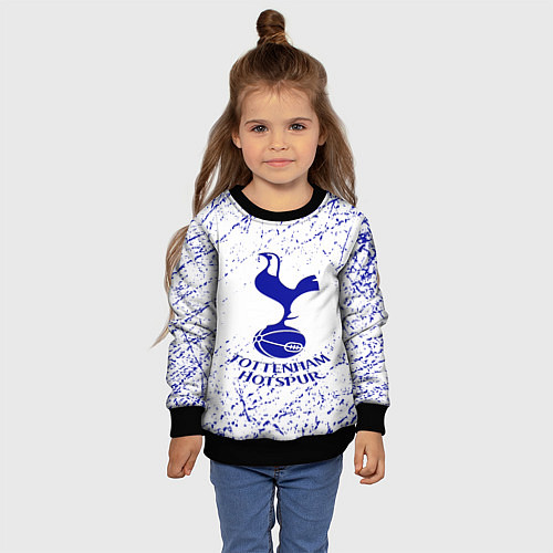 Детский свитшот Tottenham / 3D-Черный – фото 4