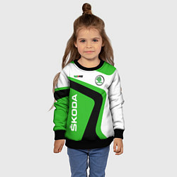 Свитшот детский Skoda, цвет: 3D-черный — фото 2