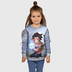 Свитшот детский Asakura Yo, цвет: 3D-меланж — фото 2