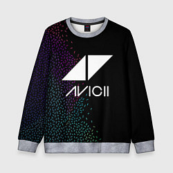 Свитшот детский AVICII RAIBOW STYLE, цвет: 3D-меланж