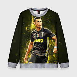 Свитшот детский Cristiano Ronaldo Juventus, цвет: 3D-меланж