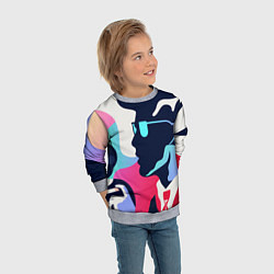 Свитшот детский Персонаж, цвет: 3D-меланж — фото 2