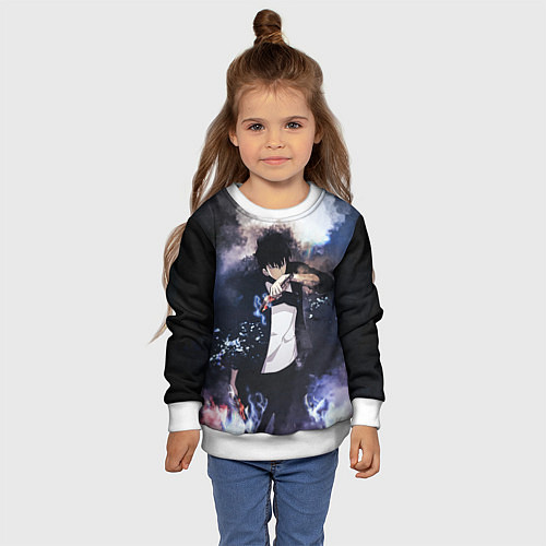 Детский свитшот Сон Джин Ву / 3D-Белый – фото 4