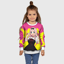 Свитшот детский Chika, цвет: 3D-белый — фото 2