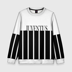 Свитшот детский Juventus Tee Black and White 202122, цвет: 3D-белый