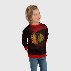 Свитшот детский CHICAGO NHL, цвет: 3D-красный — фото 2