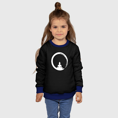 Детский свитшот Zen Comprehension / 3D-Синий – фото 4