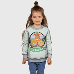 Свитшот детский The Root Pack, цвет: 3D-меланж — фото 2