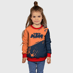 Свитшот детский KTM ГРАНЖ Z, цвет: 3D-красный — фото 2