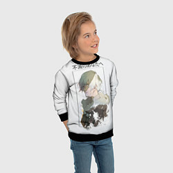 Свитшот детский Для тебя бессмертный, цвет: 3D-черный — фото 2