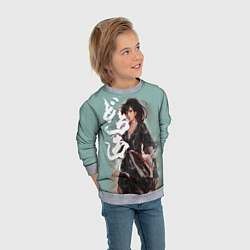 Свитшот детский Дороро, цвет: 3D-меланж — фото 2