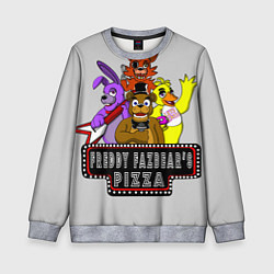 Свитшот детский Freddy Fazbear’s FHAF, цвет: 3D-меланж