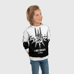 Свитшот детский YoRHa, Nier: Automata, цвет: 3D-белый — фото 2