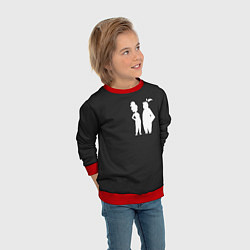 Свитшот детский It Takes Two Silhouette, цвет: 3D-красный — фото 2