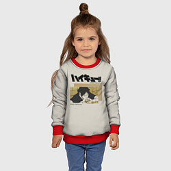 Свитшот детский Ринтаро Суна Haikyuu!!, цвет: 3D-красный — фото 2