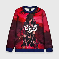 Свитшот детский Dororo Poster Дороро Постер Z, цвет: 3D-синий